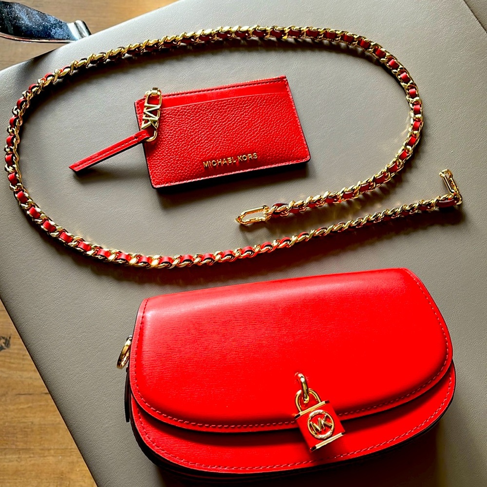 NWOT Michael Kors purse & card holder